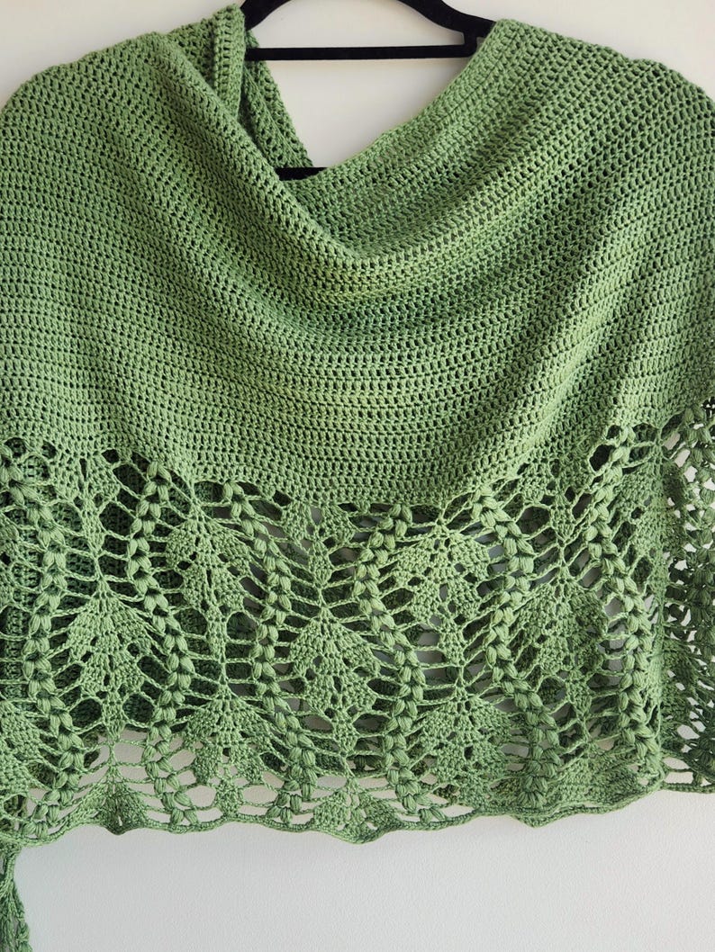 The Drifting Leaves Shawl Crochet Pattern