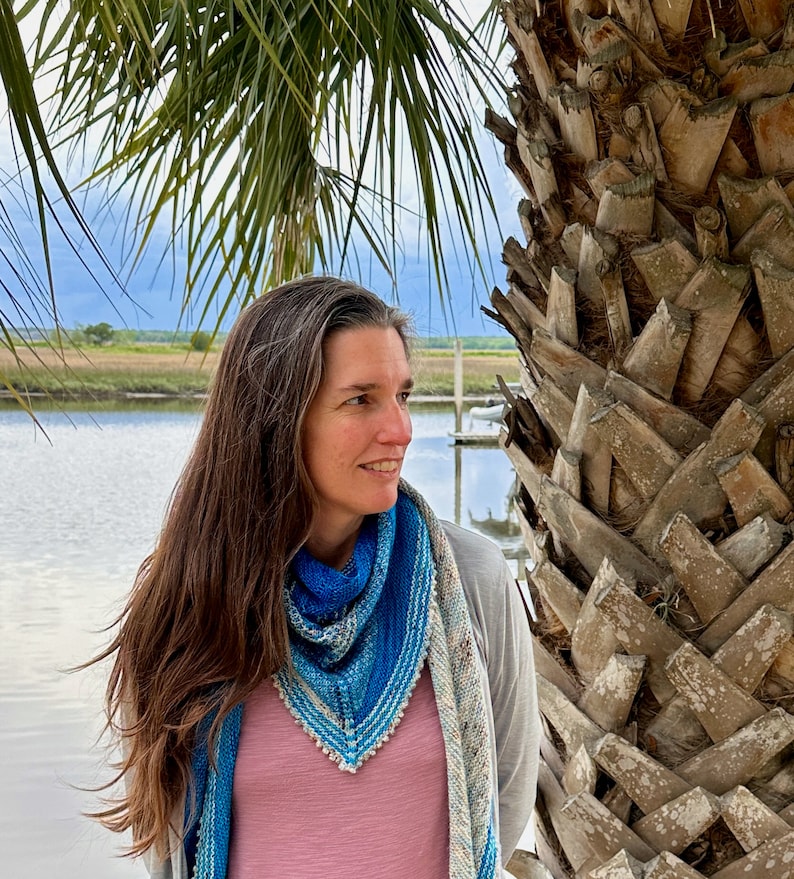 Super Girl Textured Knit Shawl Pattern