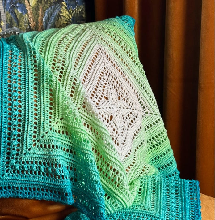 Squared Secret Paths Crochet Pattern