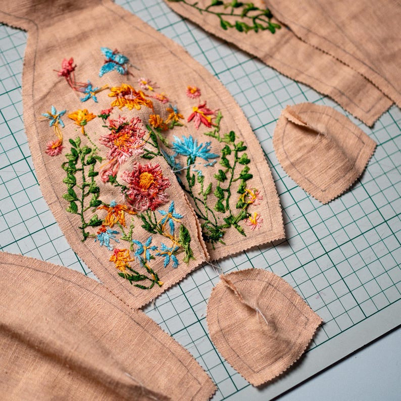 Embroidered Bunny Sewing Pattern