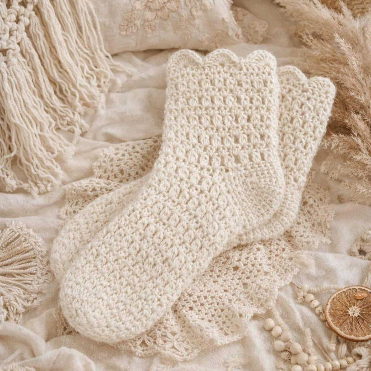 Crochet Socks Pattern