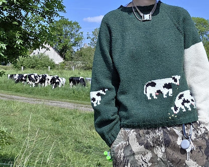 The Cow Sweater knitting pattern