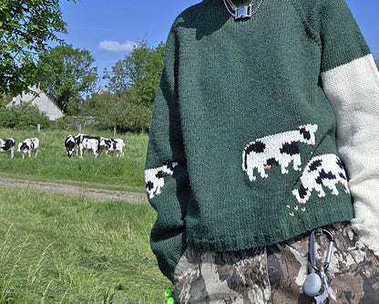 The Cow Sweater knitting pattern