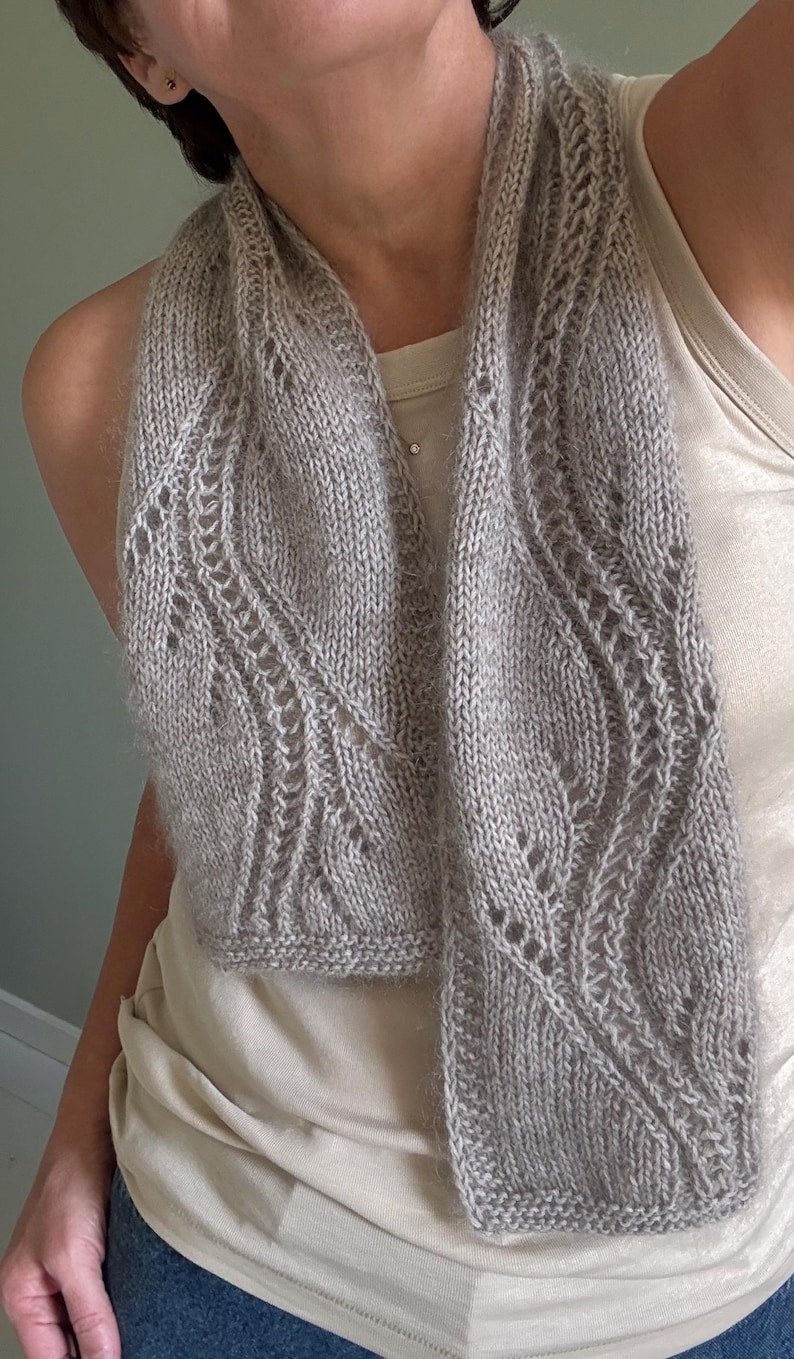 Lua Scarf knitting pattern