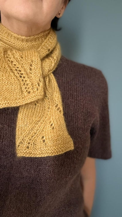 Lua Scarf knitting pattern