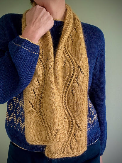 Lua Scarf knitting pattern
