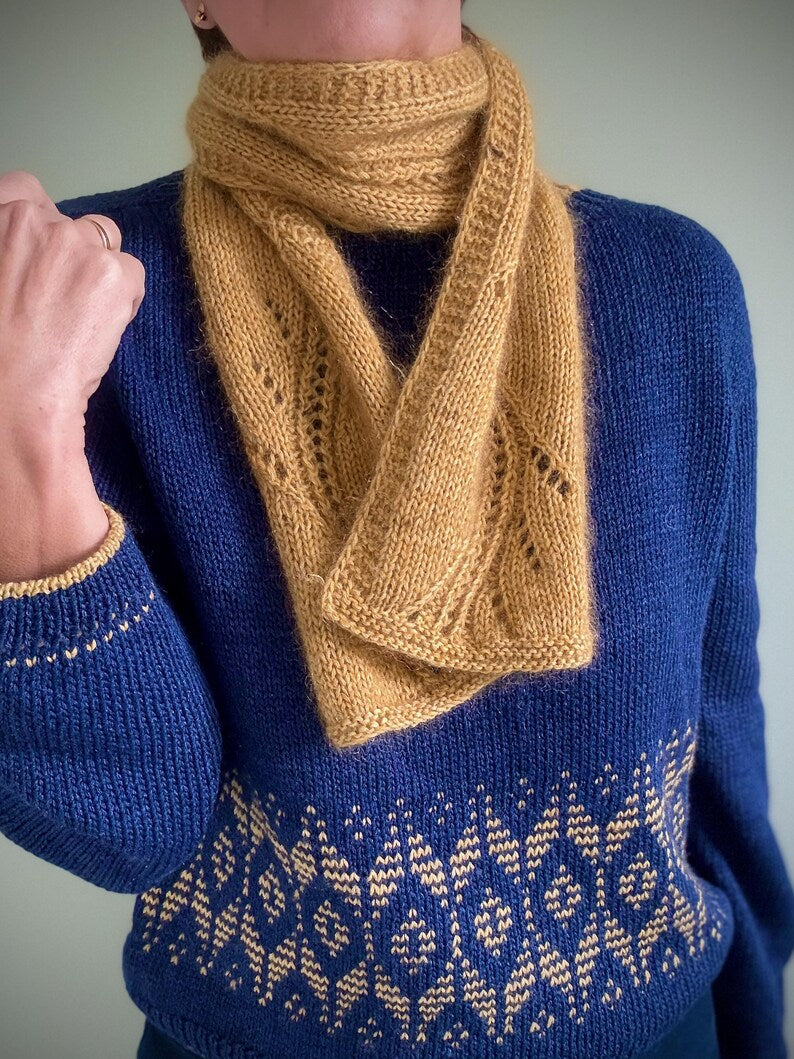 Lua Scarf knitting pattern