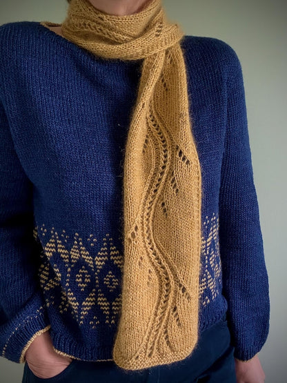 Lua Scarf knitting pattern