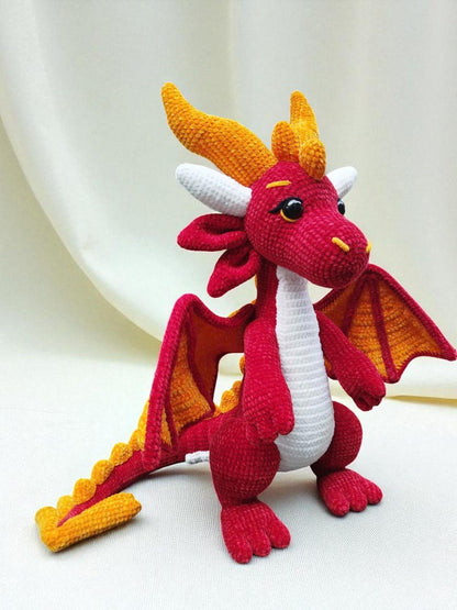 Rainbow Dragon Crochet Pattern
