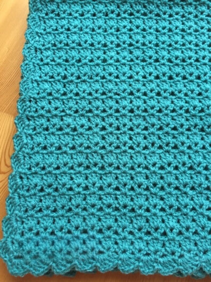 Crochet baby blanket pattern