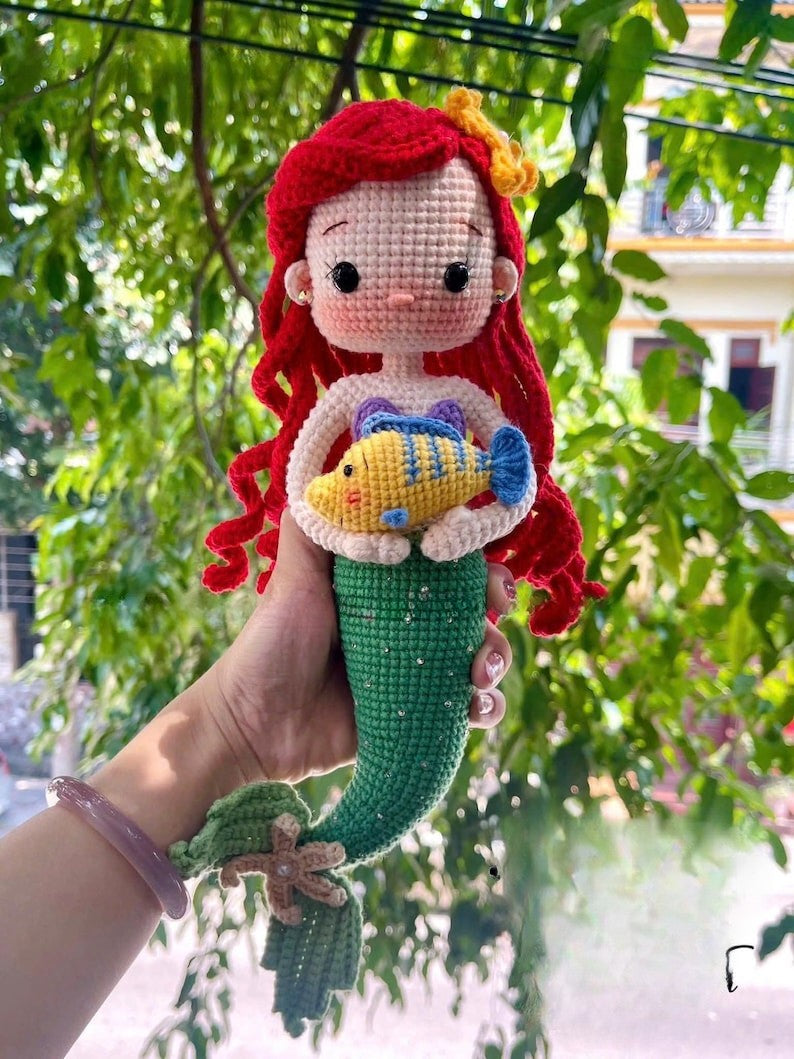 Mermaid Princess Doll Crochet Pattern