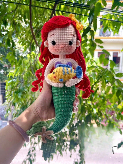 Mermaid Princess Doll Crochet Pattern