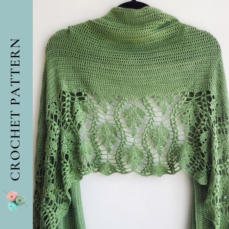 The Drifting Leaves Shawl Crochet Pattern