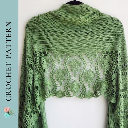 The Drifting Leaves Shawl Crochet Pattern
