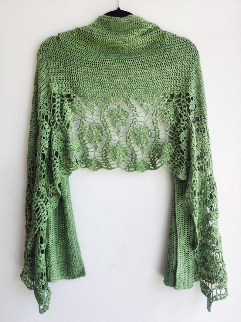 The Drifting Leaves Shawl Crochet Pattern