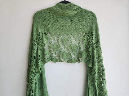 The Drifting Leaves Shawl Crochet Pattern