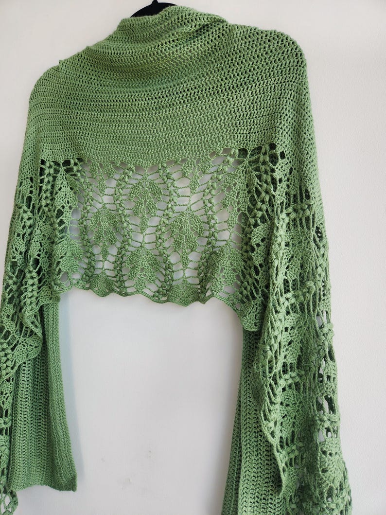 The Drifting Leaves Shawl Crochet Pattern