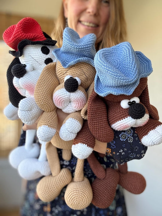 Crochet Cowboy Dog pattern