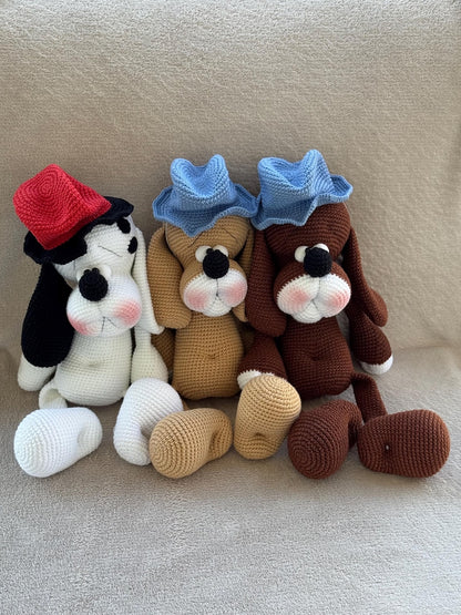 Crochet Cowboy Dog pattern