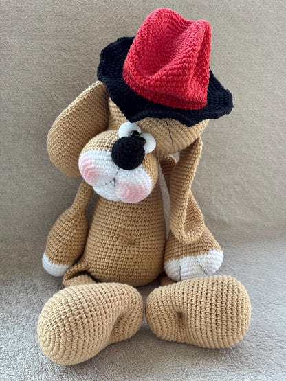 Crochet Cowboy Dog pattern