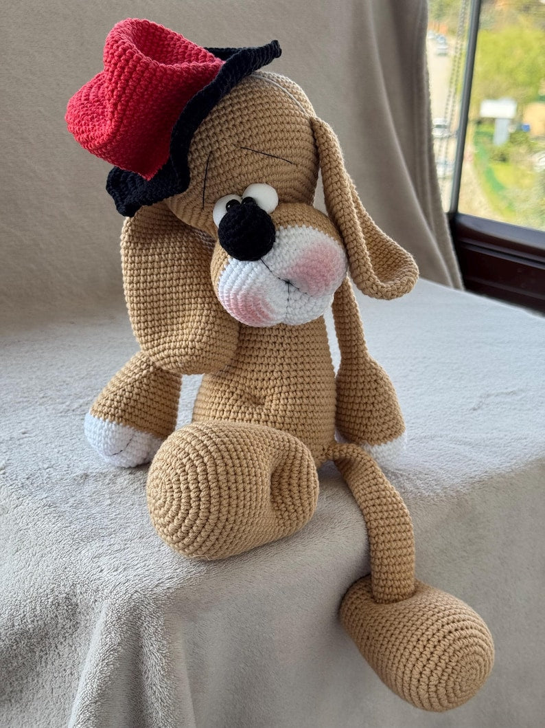 Crochet Cowboy Dog pattern