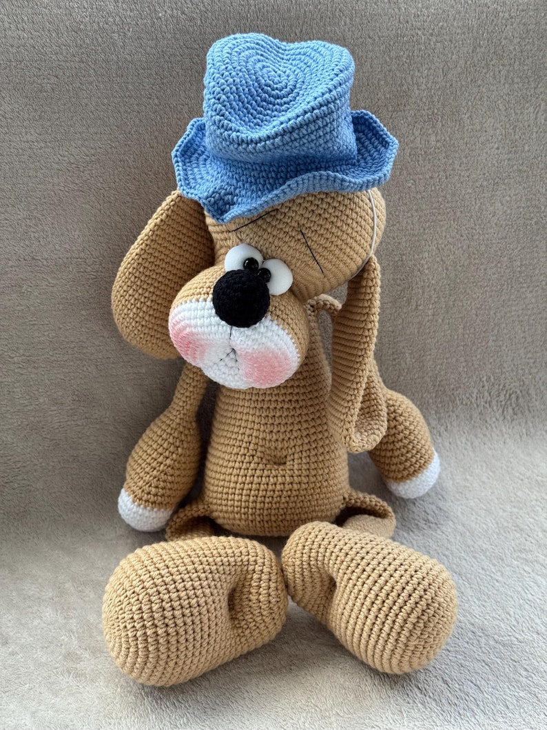 Crochet Cowboy Dog pattern