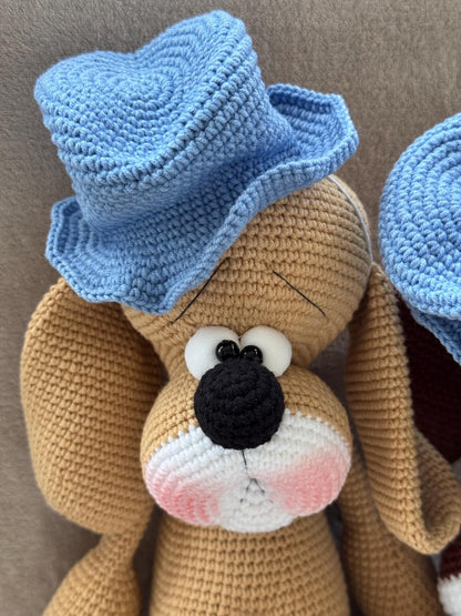 Crochet Cowboy Dog pattern