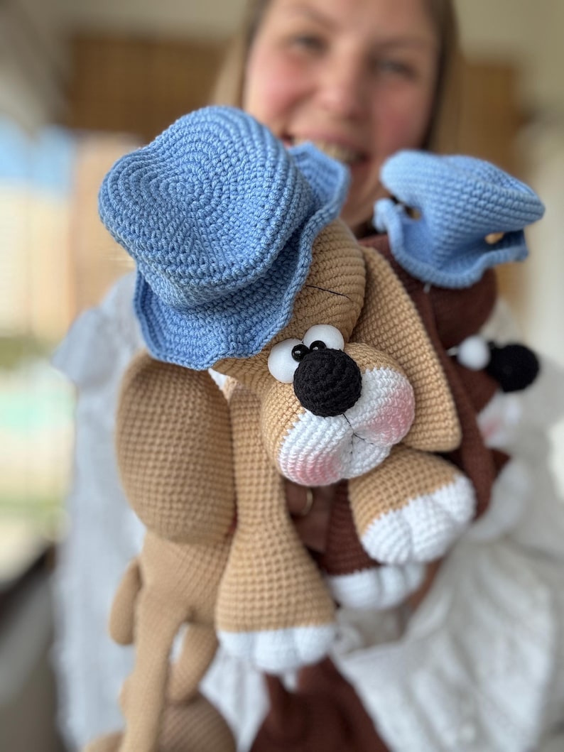 Crochet Cowboy Dog pattern
