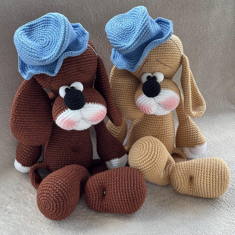 Crochet Cowboy Dog pattern