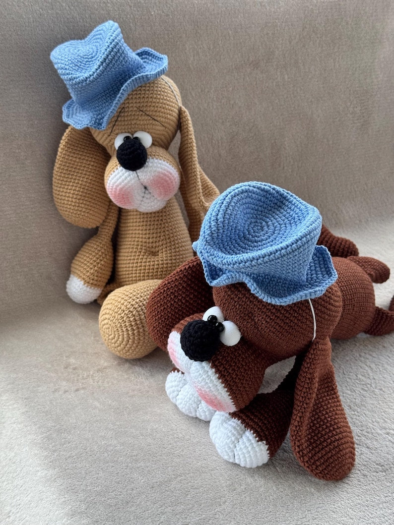 Crochet Cowboy Dog pattern