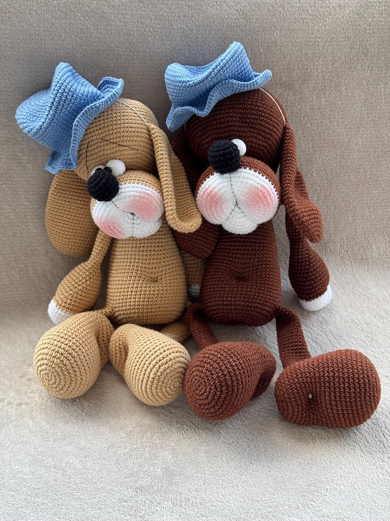 Crochet Cowboy Dog pattern