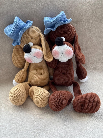 Crochet Cowboy Dog pattern