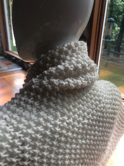 Rectangular Blanket Wrap Shawl Knit Pattern
