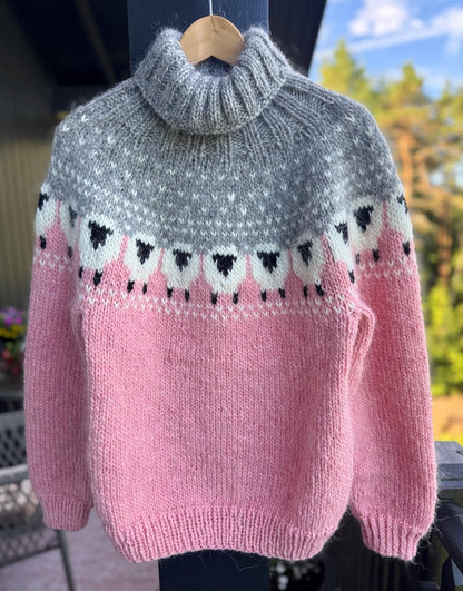 Nordic Sheep Sweater Knitting Pattern