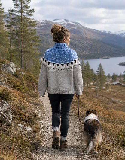 Nordic Sheep Sweater Knitting Pattern