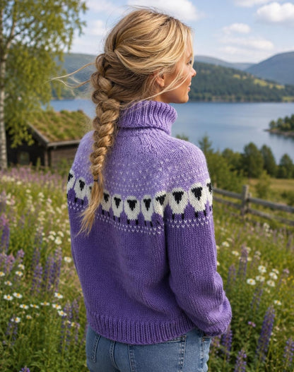 Nordic Sheep Sweater Knitting Pattern