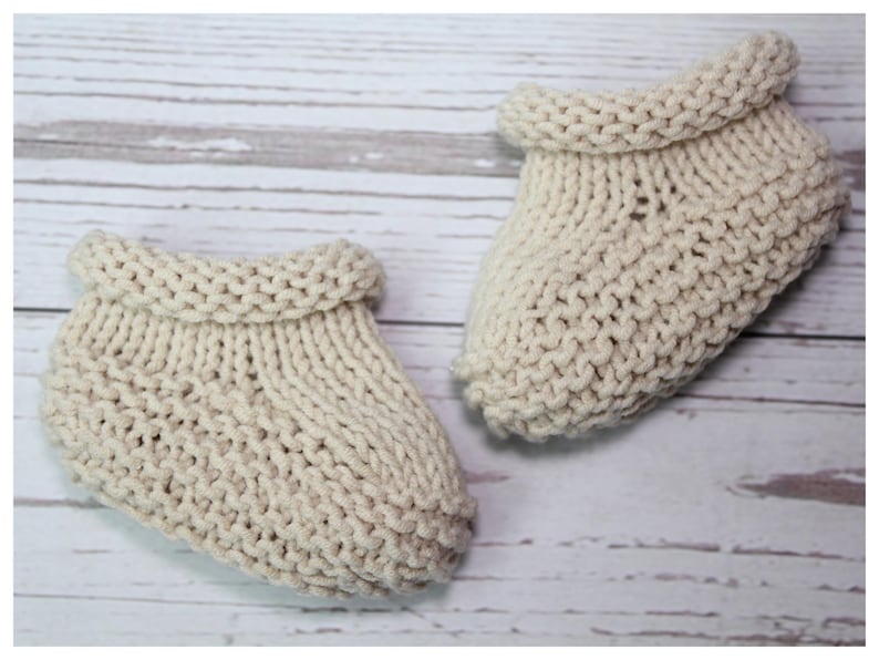 Baby Bootie Knitting Pattern