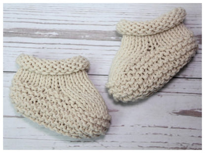 Baby Bootie Knitting Pattern