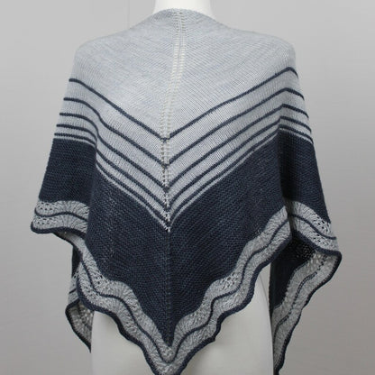 On the Contrary Lace Shawl Knitting Pattern