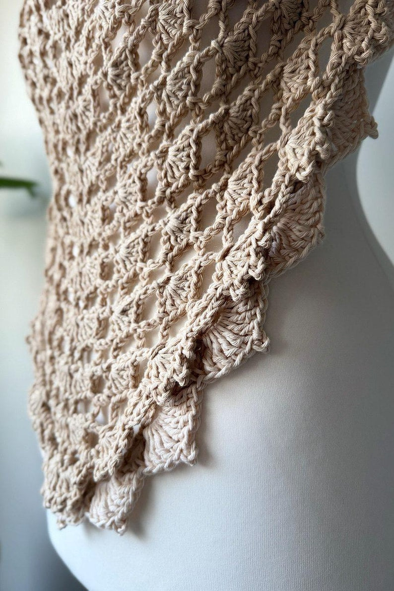 Aurora Shawl Crochet Pattern