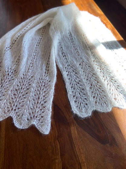 Elegant Lace Knit Shawl Pattern