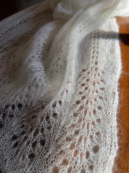 Elegant Lace Knit Shawl Pattern