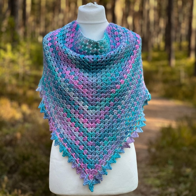 Ocean Dreams Shawl Crochet Pattern