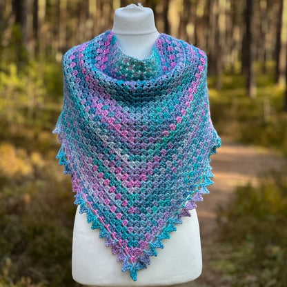 Ocean Dreams Shawl Crochet Pattern