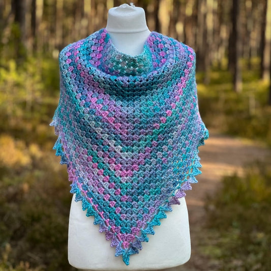 Ocean Dreams Shawl Crochet Pattern