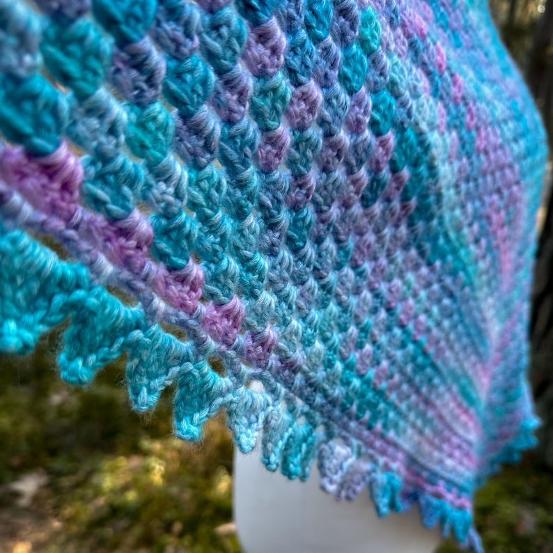 Ocean Dreams Shawl Crochet Pattern