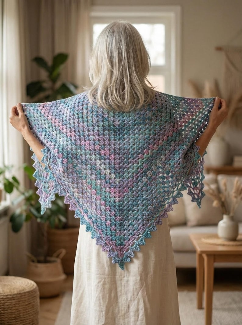 Ocean Dreams Shawl Crochet Pattern
