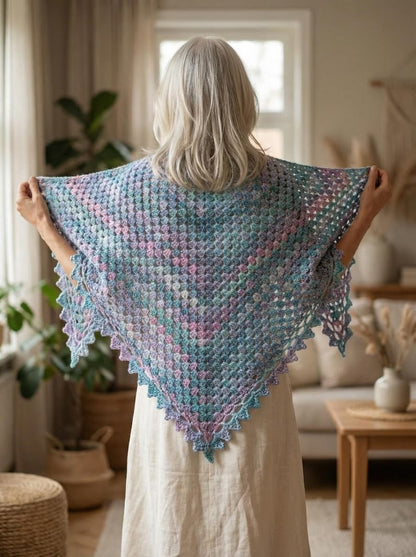 Ocean Dreams Shawl Crochet Pattern