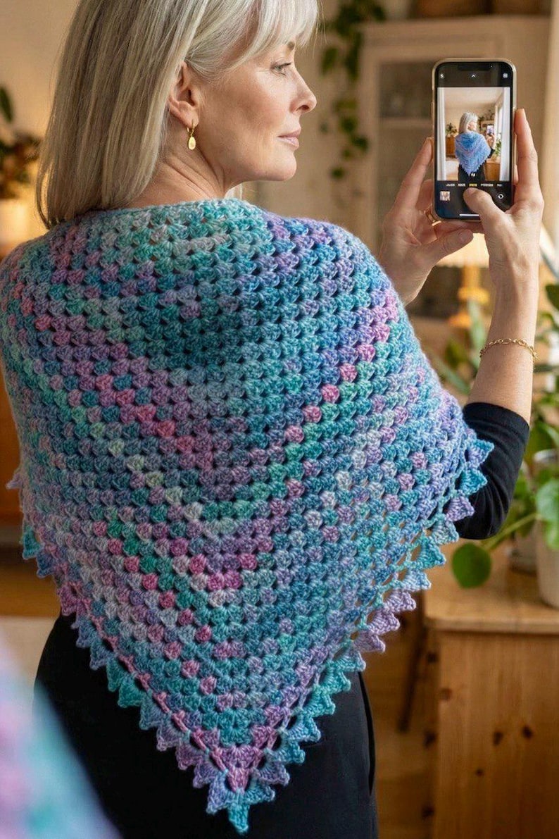 Ocean Dreams Shawl Crochet Pattern