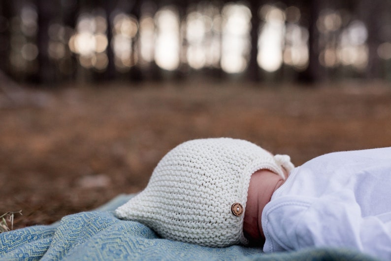 FLO Baby Toddler Bonnet Knitting Pattern